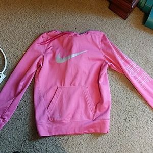 Nike pink sweatshirt